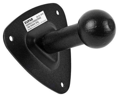 Porte-vélo EUFAB : Fixation murale noire pour porte-vélos