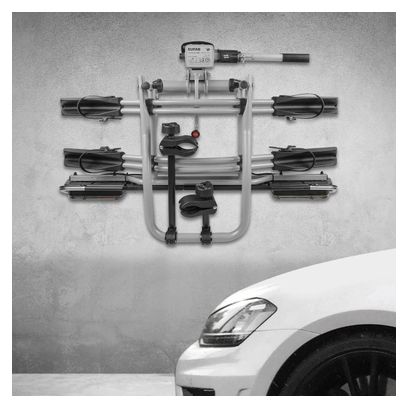 Porte-vélo EUFAB : Fixation murale noire pour porte-vélos