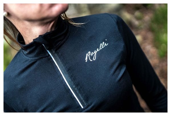 T-Shirt Manches Longues Running Rogelli Core Femme Noir