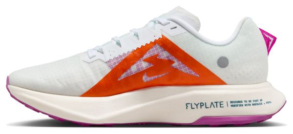 Womens Nike ZoomX Ultrafly Trail Running Schuh Weiß Violett Orange