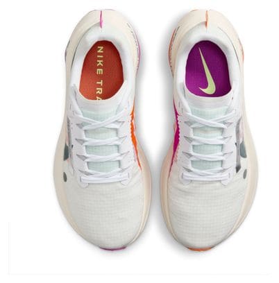 Nike ZoomX Ultrafly Trail Running Damesschoen Wit Violet Oranje