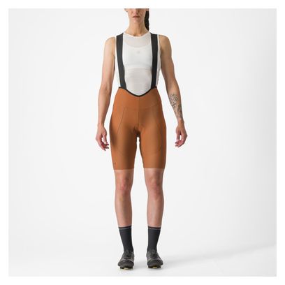 Castelli Espresso DT Women's Bib Calzamaglia Brown