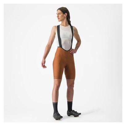 Castelli Espresso DT Women's Bib Calzamaglia Brown