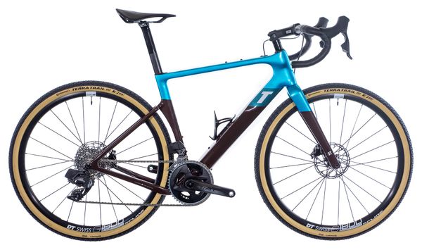 Wiederaufbereitetes Produkt - Gravel Bike 3T Exploro RaceMax Sram Force/Rival eTap AXS 12V 27,5' Blau Braun 2023