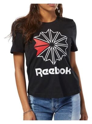 Tee-shirt Femme  Noir Reebok