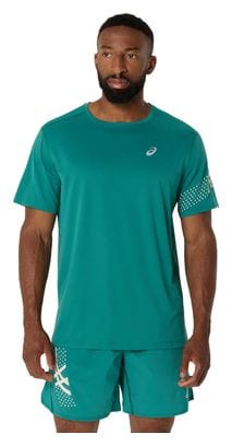 Asics Icon Jersey met korte mouwen Groen Heren