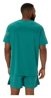 Asics Icon Jersey met korte mouwen Groen Heren