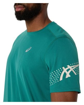 Asics Icon Jersey met korte mouwen Groen Heren