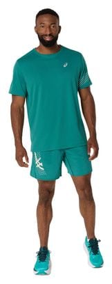 Asics Icon Jersey met korte mouwen Groen Heren