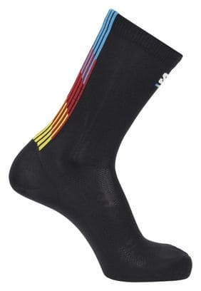 Salomon Pulse Crew Race Flag Socken Schwarz