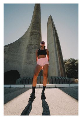 Dames Kiprun x Méline Rollin Race 900 Light Black Crop Top Hardlooptanktop