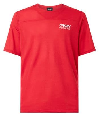 Oakley Cascade Trail Short Sleeve Jersey Red