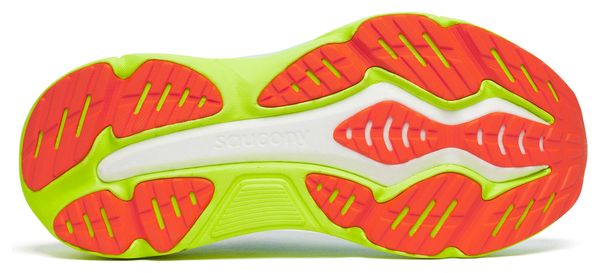 Zapatillas de running Saucony Hurricane 25 azul/amarillo para mujer