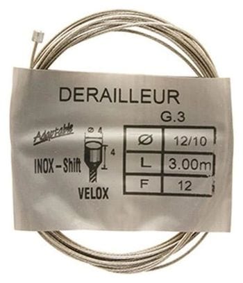 cable de derailleur inox pour shimano 3.00m (boite de 25 cables)