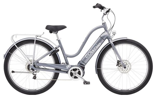 Vélo de Ville Électrique Electra Townie Path Go! 5i Shimano Nexus 5V 500 Wh 27.5'' Gris Holographic