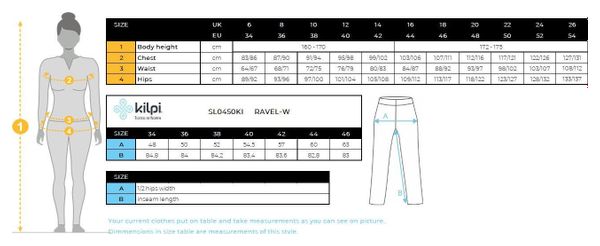 Pantalon hiver DERMIZAX PRIMALOFT femme Kilpi RAVEL-W