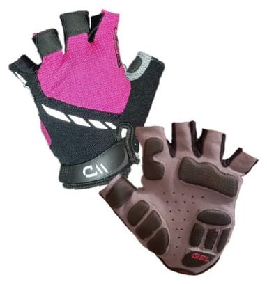 GANTS PERFORMANCE rose/noir