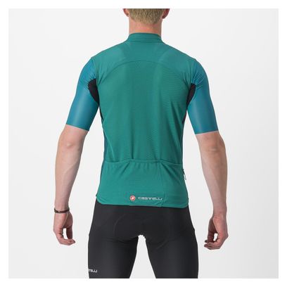 Maillot Manches Courtes Castelli Endurance Elite Vert