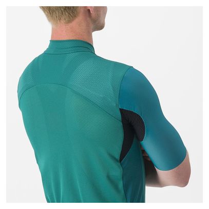 Maillot Manches Courtes Castelli Endurance Elite Vert