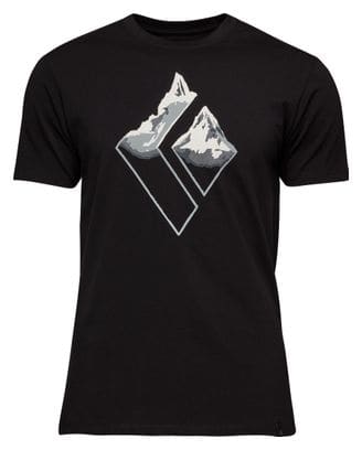 Black Diamond Mountain Logo Technical T-Shirt Zwart