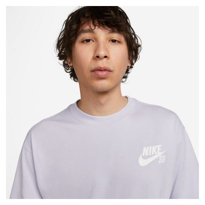 T-shirt manches courtes Nike SB Logo Skate Violet