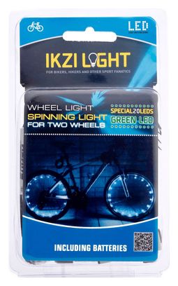 IKZI Lampe à roulette Lampe à roulette 20 leds batterie verte
