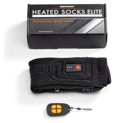 Chaussettes Chauffantes Noires - ELITE | USB - Modèle Randonnée