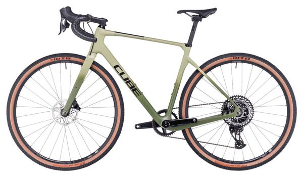 Gravelbike Cube Nuroad C:62 SLX Sram GX Eagle AXS/Rival eTap AXS 12V 700 mm Olijfgroen 2023