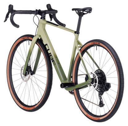 Gravel bike Cube Nuroad C:62 SLX Sram GX Eagle AXS/Rival eTap AXS 12V 700  mm Olive Green