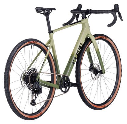 Gravelbike Cube Nuroad C:62 SLX Sram GX Eagle AXS/Rival eTap AXS 12V 700 mm Olijfgroen 2023