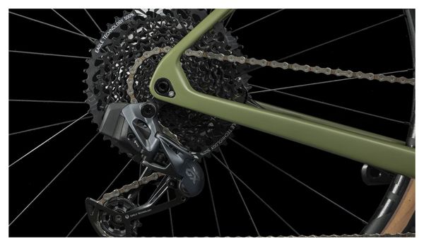 Gravelbike Cube Nuroad C:62 SLX Sram GX Eagle AXS/Rival eTap AXS 12V 700 mm Olijfgroen 2023