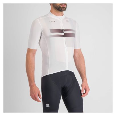Maillot Manches Courtes Sportful Gruppetto Blanc