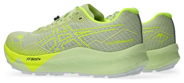 Chaussures Trail Asics FujiSpeed 3 Vert/Jaune Femme