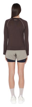 Women's Brown Circle Aerowool Running T-Shirt