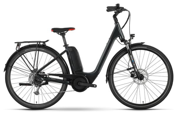 Raymon CityRay E 1.0 SE Bicicleta Eléctrica Tektro 8S 400Wh 26'' Negra 2024