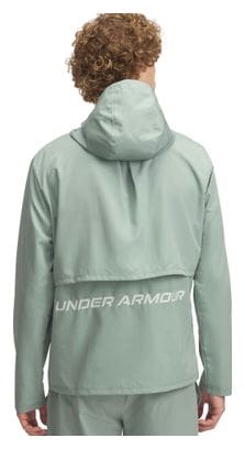 Veste coupe-vent Under Armour Launch Vert Homme