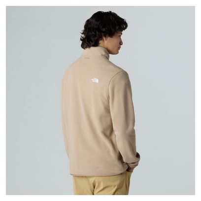 Men's The North Face Glacier Beige Fleece Jacket