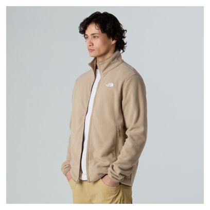 Men's The North Face Glacier Beige Fleece Jacket