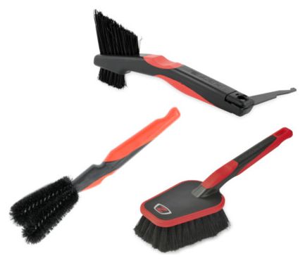 Set de 3 Brosses Zefal ZB Clean + ZB Twist + ZB Wash