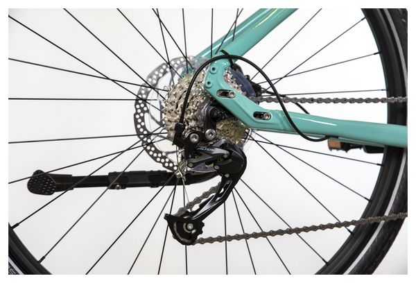 Bicyklet Béatrice Bicicletta elettrica da fitness Shimano Altus 9S 500 Wh 700 mm Blu chiaro