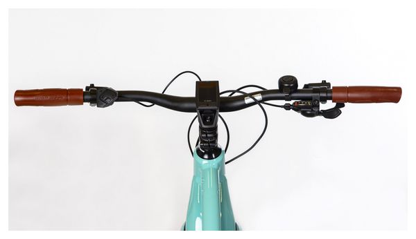 Vélo Fitness Électrique Bicyklet Béatrice Shimano Altus 9V 500 Wh 700 mm Bleu