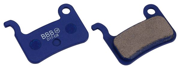 Paar BBB DiscStop Pads voor Shimano XTR / SLX M665 / LX / Deore / Saint M800 /Alfine / Tektro DashCarbon/Parabox