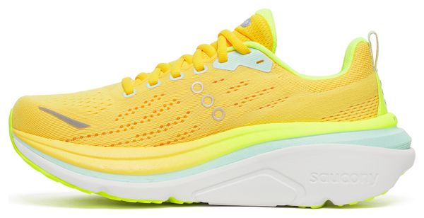 Zapatillas de running Saucony Hurricane 25 amarillas/azules para mujer