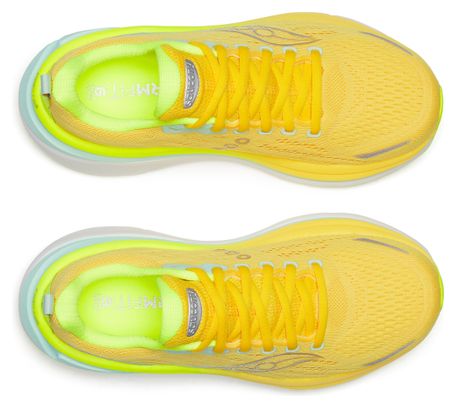 Zapatillas de running Saucony Hurricane 25 amarillas/azules para mujer