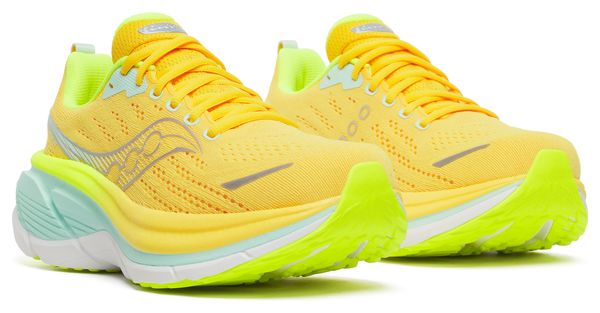 Zapatillas de running Saucony Hurricane 25 amarillas/azules para mujer