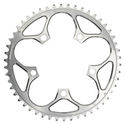 Stronglight Shimano / Sram Outer Chainring 110 BCD Type S Compact 5-Spoke 2x9/10S Silver