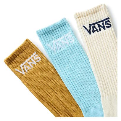 3 Pairs of Vans Classic Crew Multi Color Socks