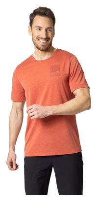 Odlo Ascent 365 Linear Short Sleeve Jersey Red