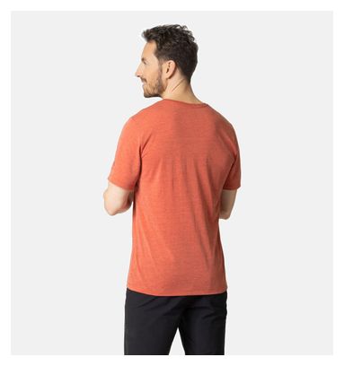 Odlo Ascent 365 Linear Short Sleeve Jersey Red