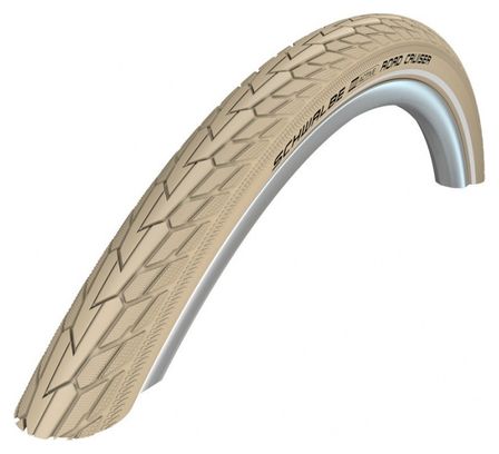 Pneu Schwalbe road cruiser 28x1.60/700x40c k-guard crème réf